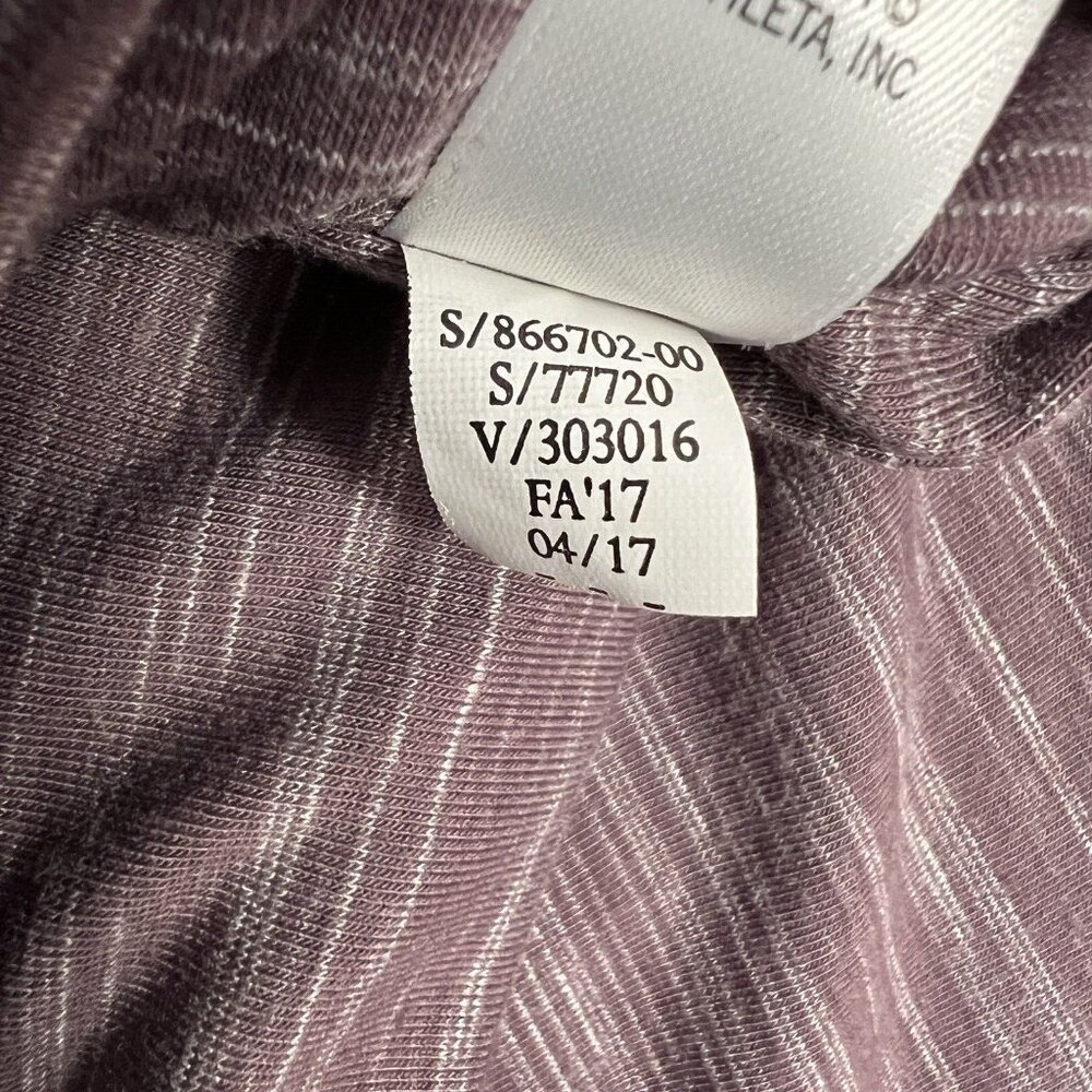 Athleta Avenues Dress Women Extra Large Purple Jersey Tee Soft Cozy Athleisure - Picture 6 of 13